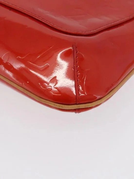 LOUIS VUITTON Monogram Vernis Thompson Street Bag Red M91094 LV Auth 172379 - Picture 5 of 16